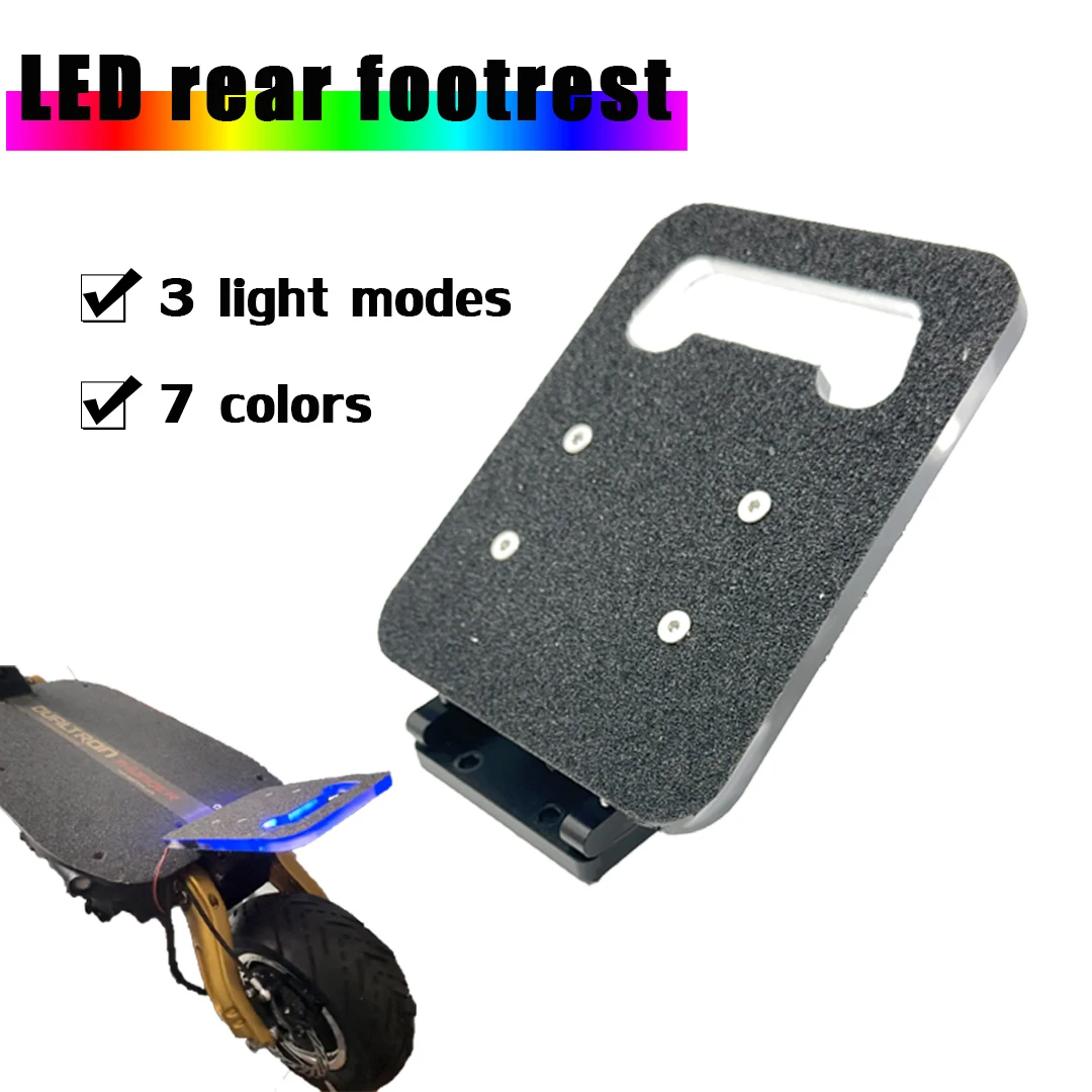 Customized LED Rear Pedal Bracket Footrest Acrylic For Dualtron Thunder Victor Ultra Electric Scooter