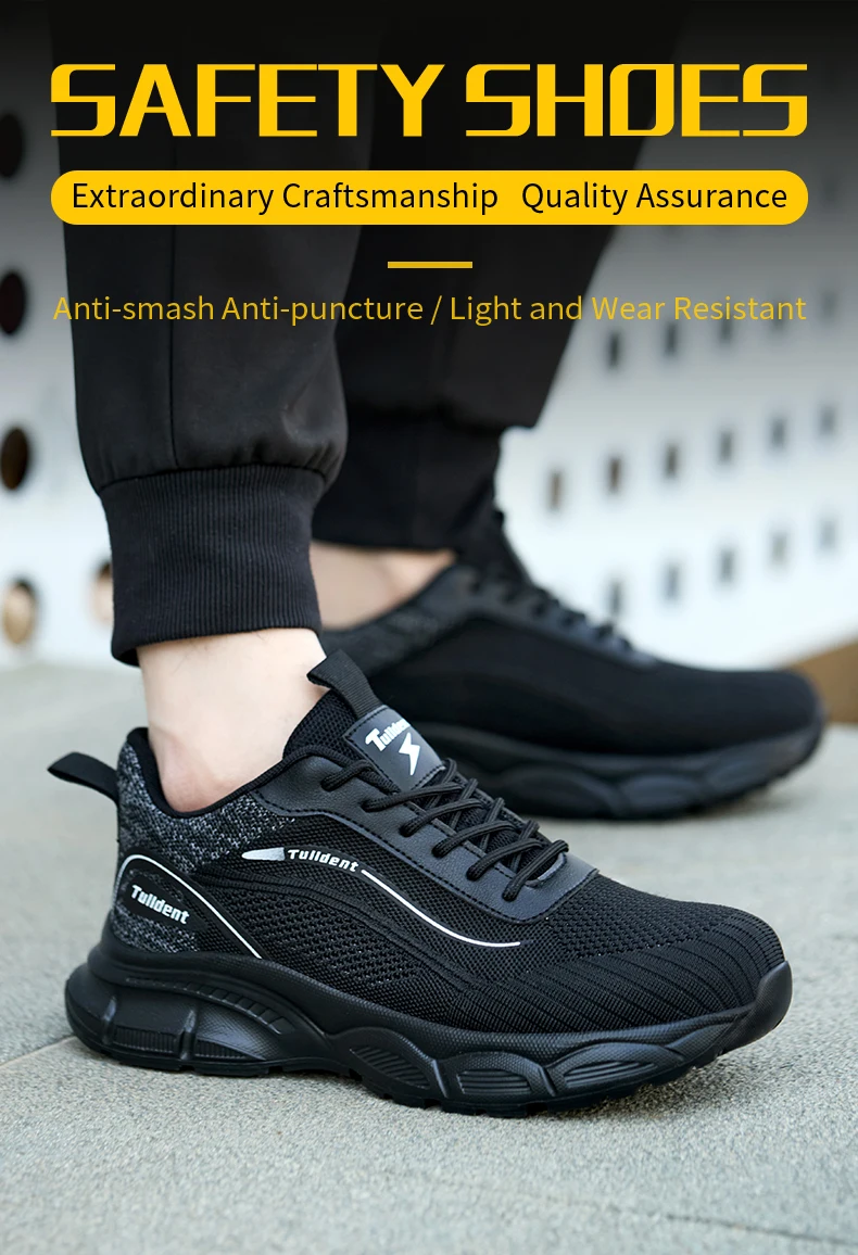 Sicherheitsschuhe für Herren, Anti-Schlag- und Anti-Stich-Arbeitsschuhe, unzerstörbare Sicherheitsstiefel für Herren, isolierte Schuhe, taktische Stiefel – Detail 3