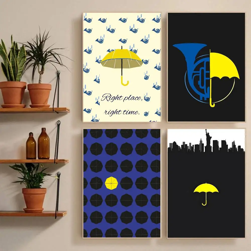 1pc How I Met Your Mother Sitcom TV Series Poster Sticker Print Waterproof Wall Art For Living Room Bedroom Home Decor