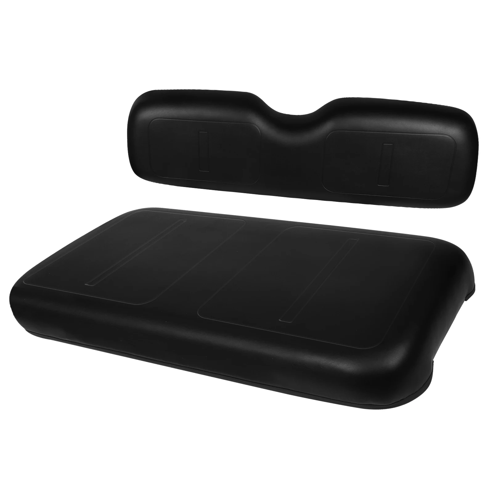 Replacement Cushion Golf Cart Front Cushion Set for EZGO Medalist TXT (Black)
