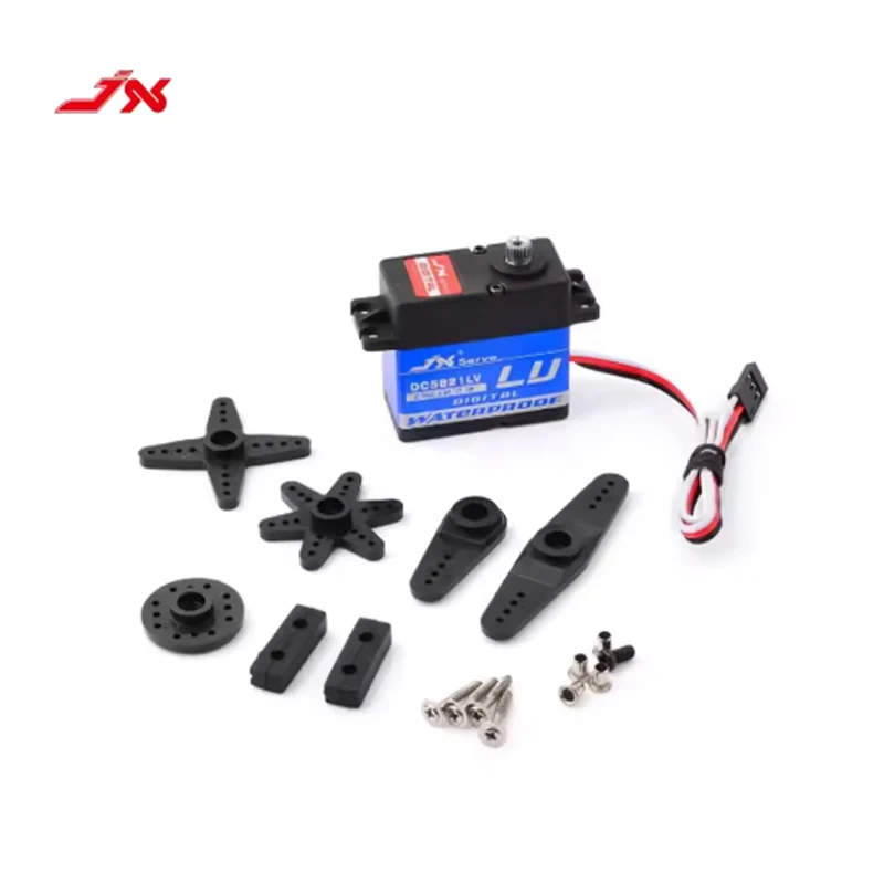 

JX DC5821LV Servo 21KG Waterproof Core Full Metal Gear 1/8 1/10 Scale RC Car Buggy Crawler TRAXXAS RC4WD TRX-4 SCX10 D90