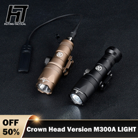 Airsoft Surefir M300 Tactical Scout Light WADSN AR15 Rifle Weapon Flashlight LED Hunting Spotlight SF M300A Gun lamp