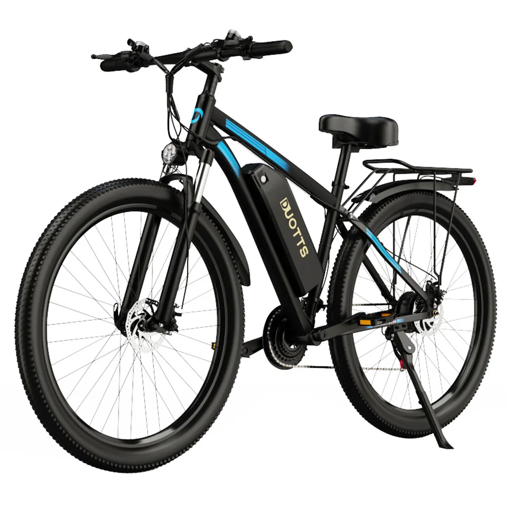 DUOTTS C29 Adult Electric Bike 50km/h 750W Mountain Bikes With Rear Rack 48V 15Ah Battery Electric Road Bikes Electric Bicycle