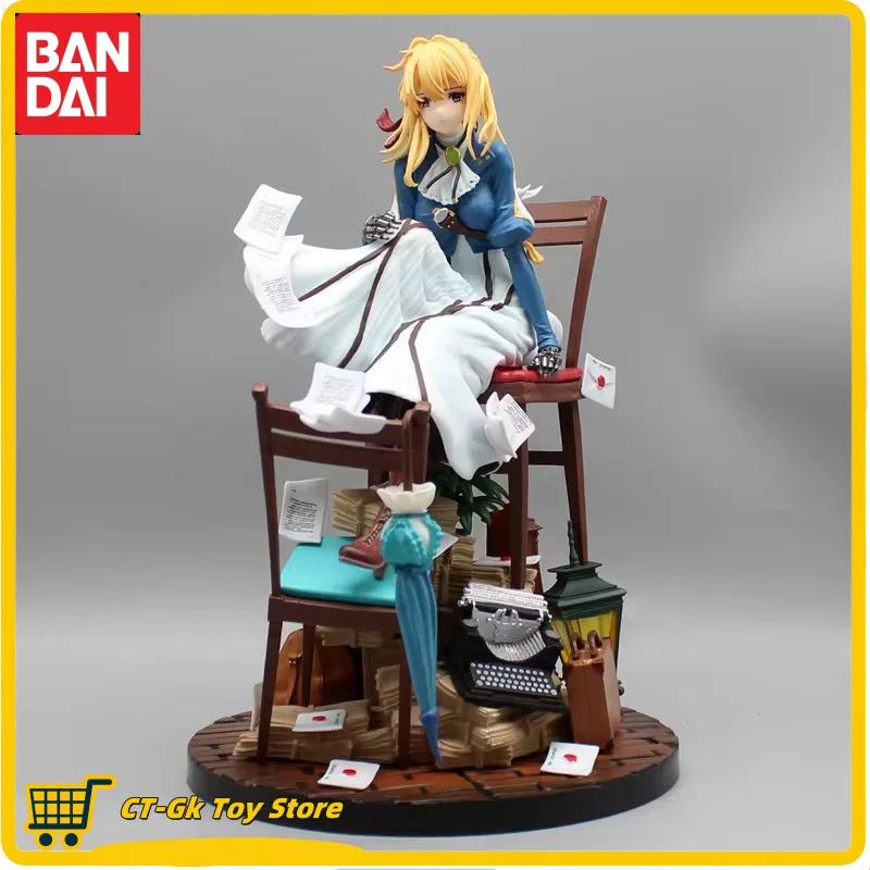 28cm Anime Violet Evergarden Action Figures Gk Acrylic Figurine Model Collection Peripheral Creative Toys Decoration Doll Gifts