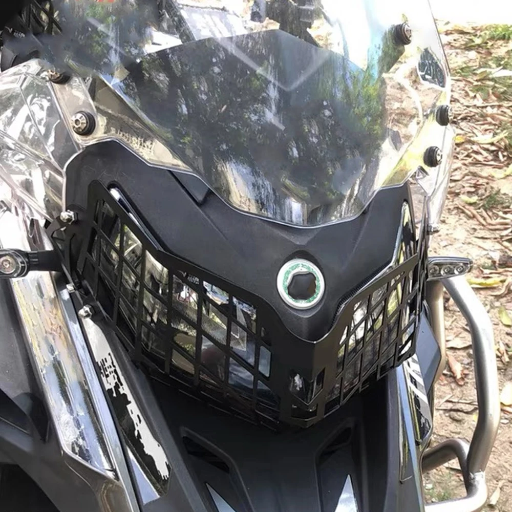 Motorcycle Accessories Headlight Protector Guard Front Head Lamp Grill Protection CoverFor Benelli Trk 502 502xTRK502X 2018-2023