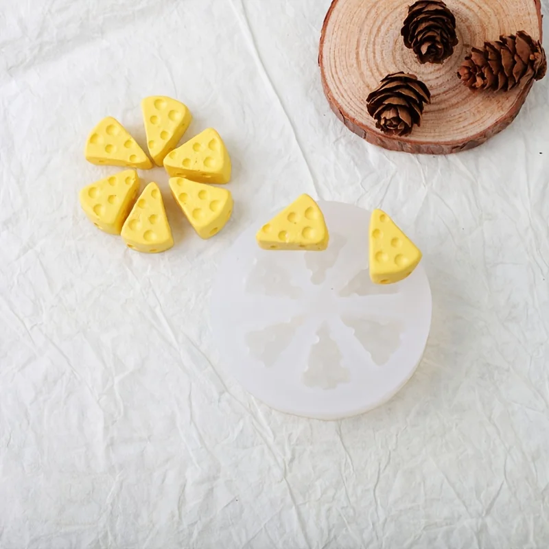 1 piece, cheese lacquer mold, sugar flipping biscuit, baked chocolate aromatherapy candle, silicone mold