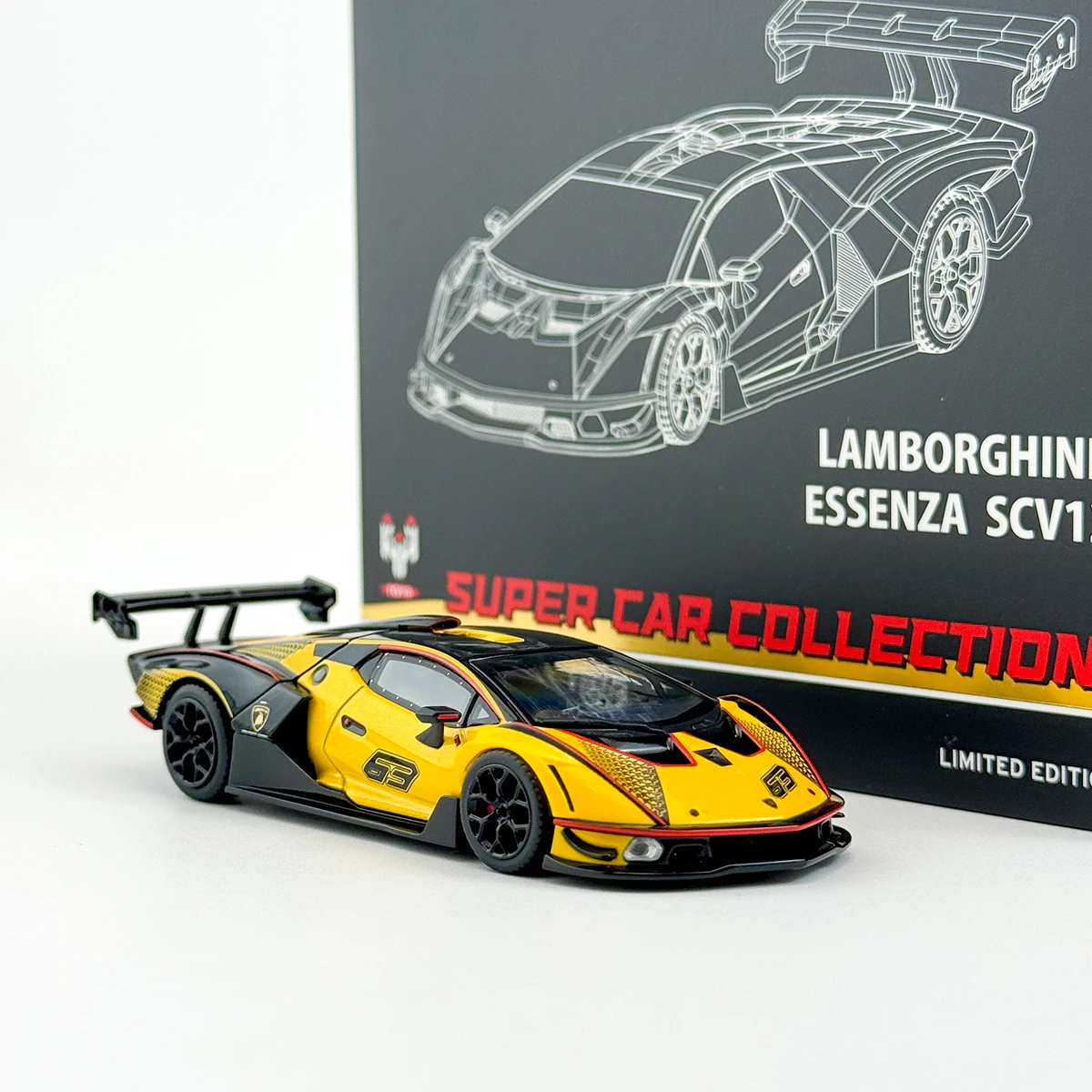 

HH 1:64 Lamborghini Essenza Scv12 Miniature Model Car Mode#07 Alloy Car Figure Collection Decor Toys Customized Birthday Gifts