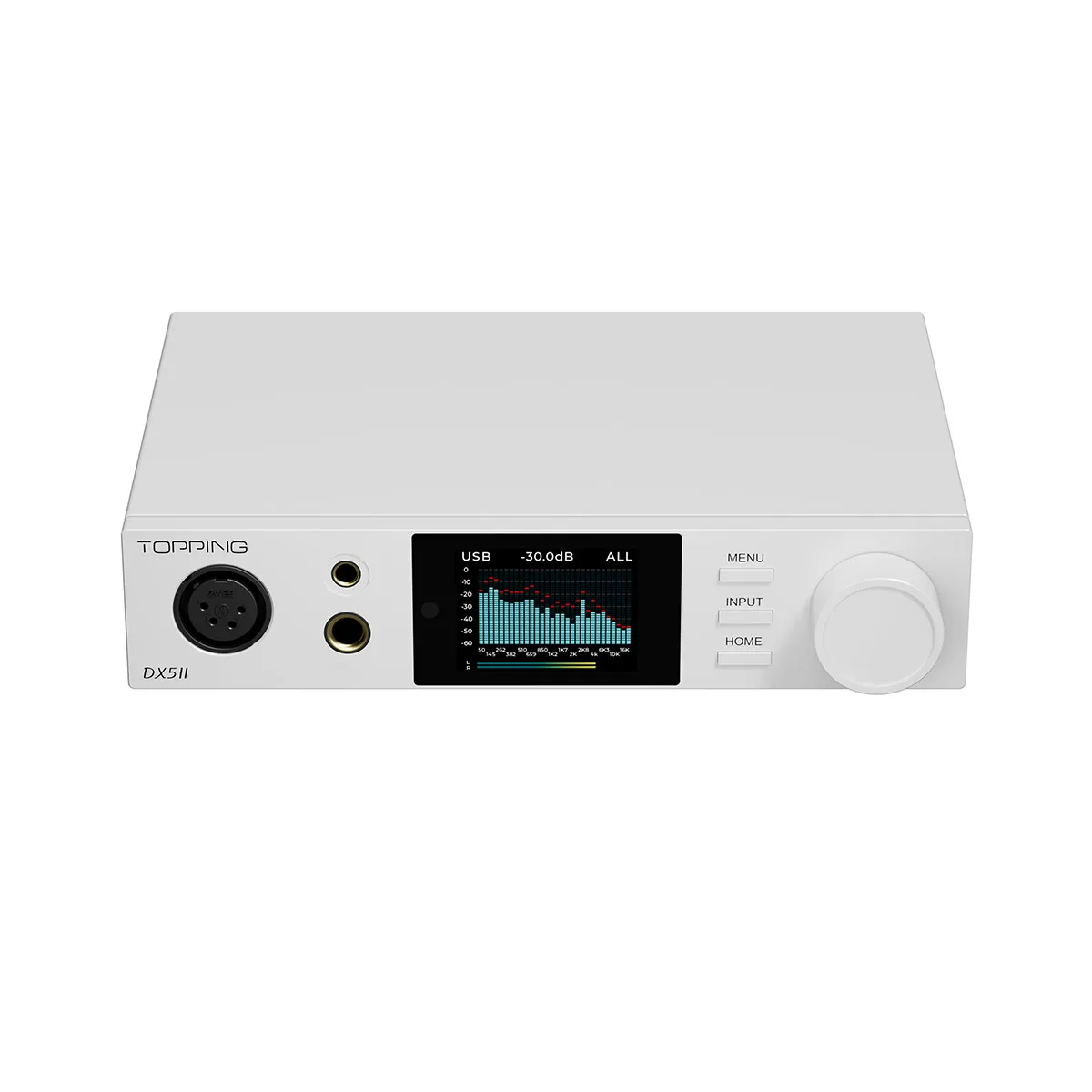 Pre-order TOPPING DX5 II Dual ES9039Q2M Desktop DAC & hoofdtelefoonversterker met precisie PEQ-aanpassing en Bluetooth 5.1
