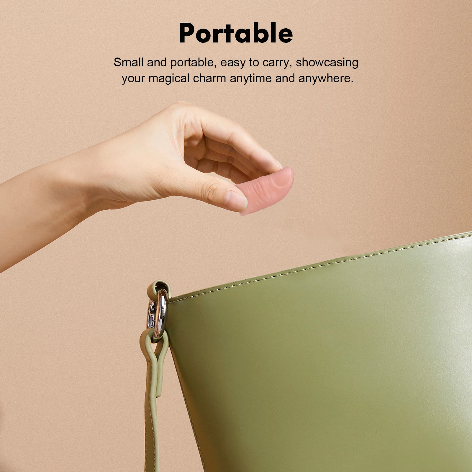 

6 Sets Fingertip LED Magician Fake Cots Trick Sleeves Fingers Bagged