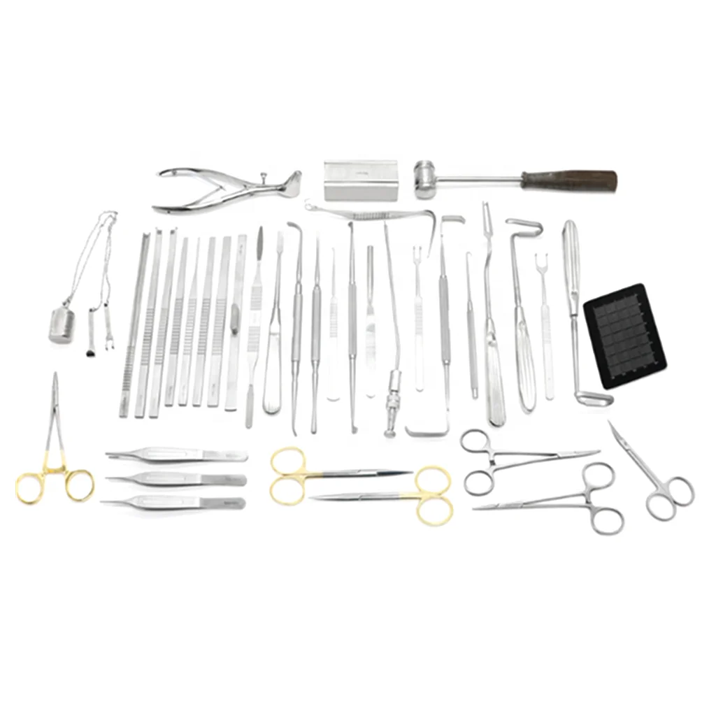 39pcs Rhinoplasty Surgical Instruments Set with Nasal Forceps Surgical Scissors Instruments Kits Set