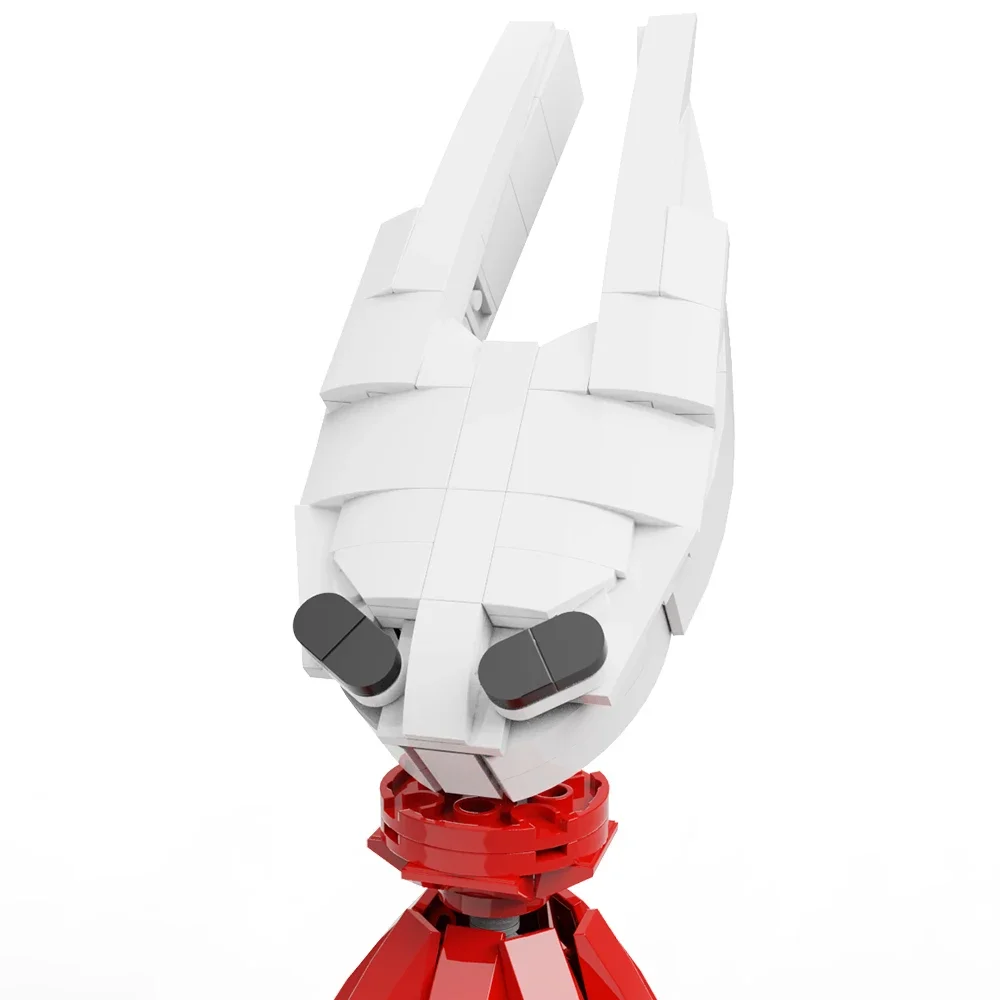 Jeu d'aventure MOC Holloweds-Silksong, blocs de construction de modèle de personnage, chevalier, dents de scie noires, briques de monstre, jouet cadeau pour enfants