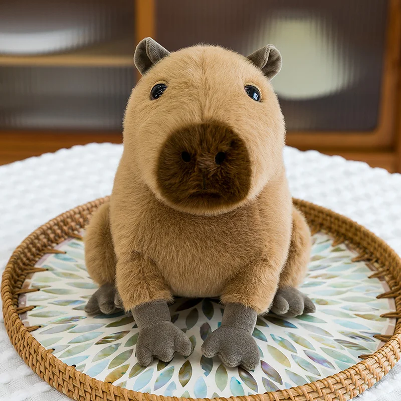 12-30CM Schöne Capybara Plüsch Spielzeug Kawaii Capybara Plushie Kissen Gefüllte Weiche Tier Puppe Capybara Spielzeug Anhänger Spielzeug geschenk – Detail 2