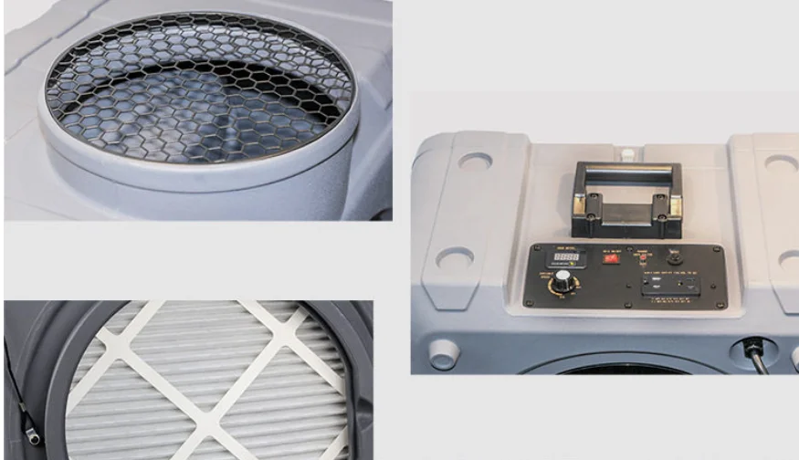 Portable Desktop Electric HEPA Activated Carbon Plastic Air Purifier Touch Control