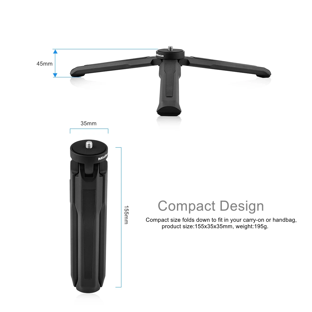 Metal Mini Table Tripod Stand Desk Mount for DSLR Camera DJI Zhiyun Moza Feiyu Handheld Gimbal Stabilizer Video Vlog Handle Grip