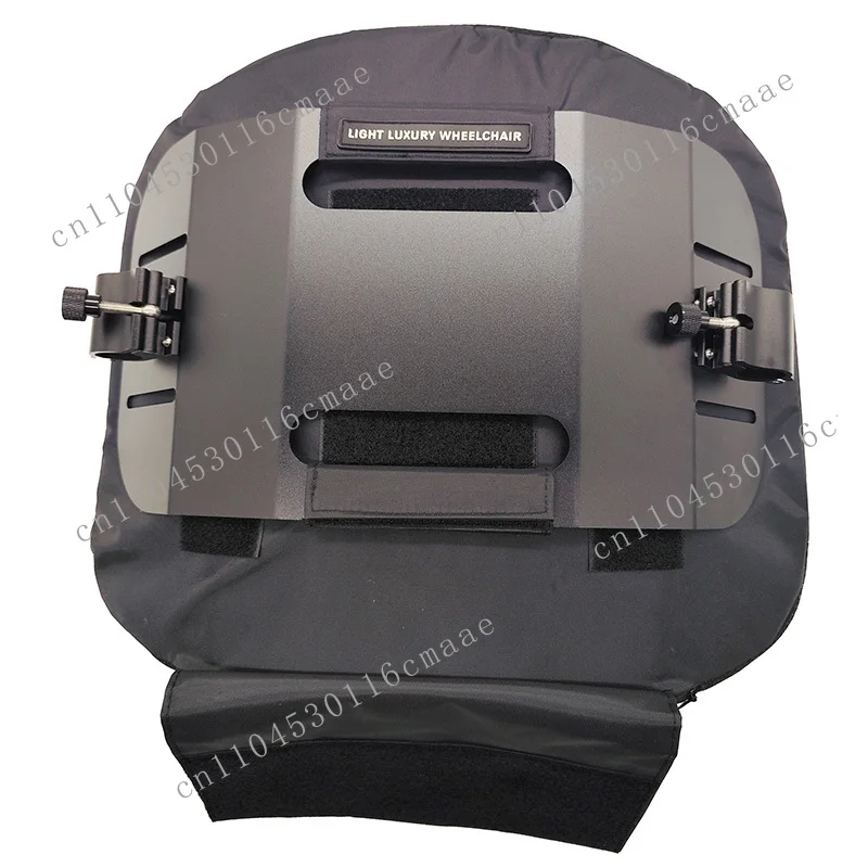 Universal Wheelchair Backrest Lumbar Support Breathable Quick-Release Installation Aluminum Alloy Sports Wheelchair Cushion