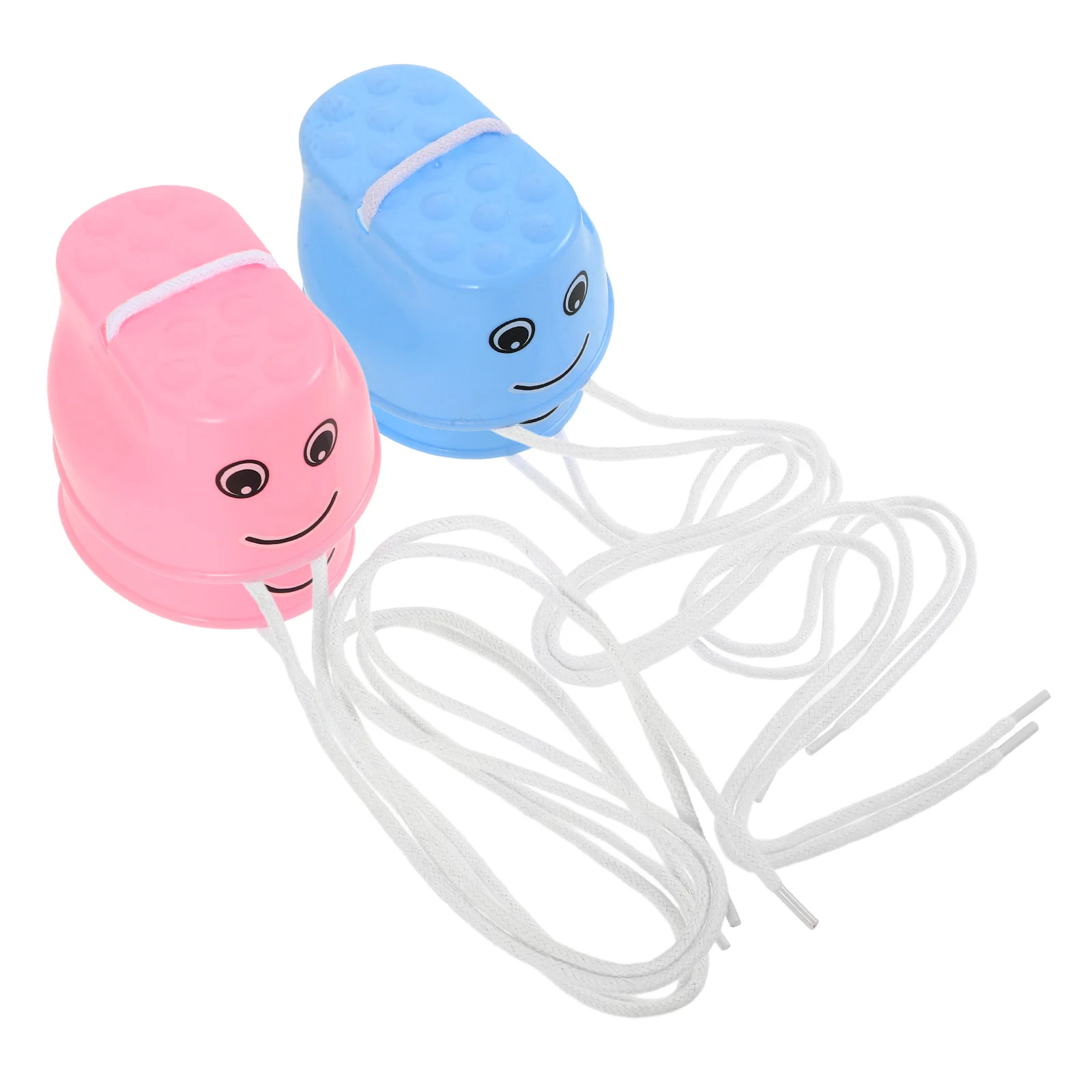 Trampoli di bilanciamento Trampoli da passeggio in plastica Piedi per bambini Stepper interattivo Allenamento per l'equilibrio del bambino Parco giochi all'aperto