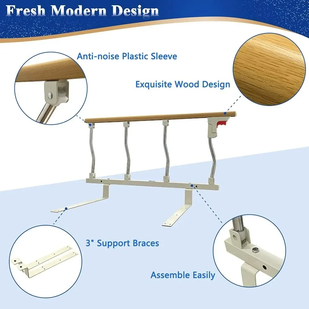 Canne latérale de sécurité pour personnes âgées, rail d'assistance pour adultes, garde-corps, barre de chevet, rampes, rail d'appui, lit médical, R64
