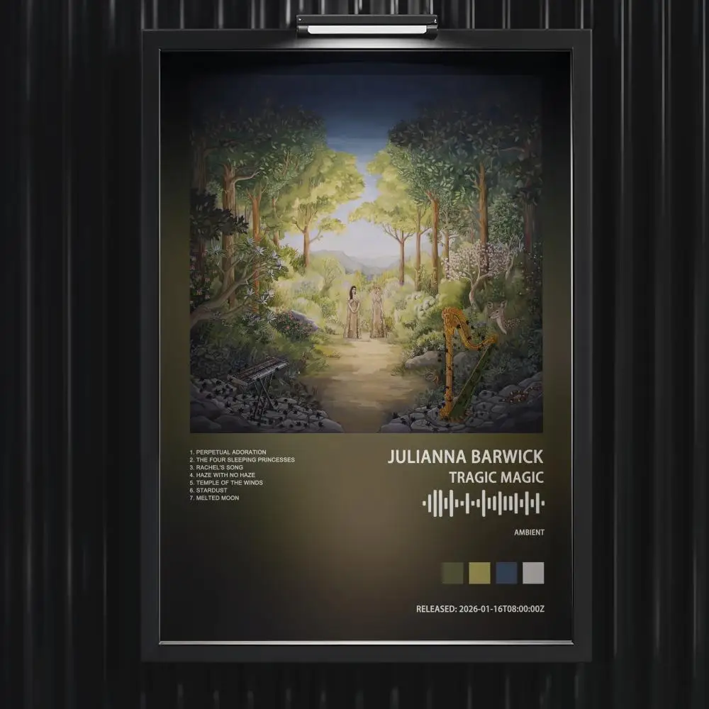 Juliannas B-Barwick Poster Music Hot Album Poster Star Hip Hop Living Room Canvas Painting Art Home Wall