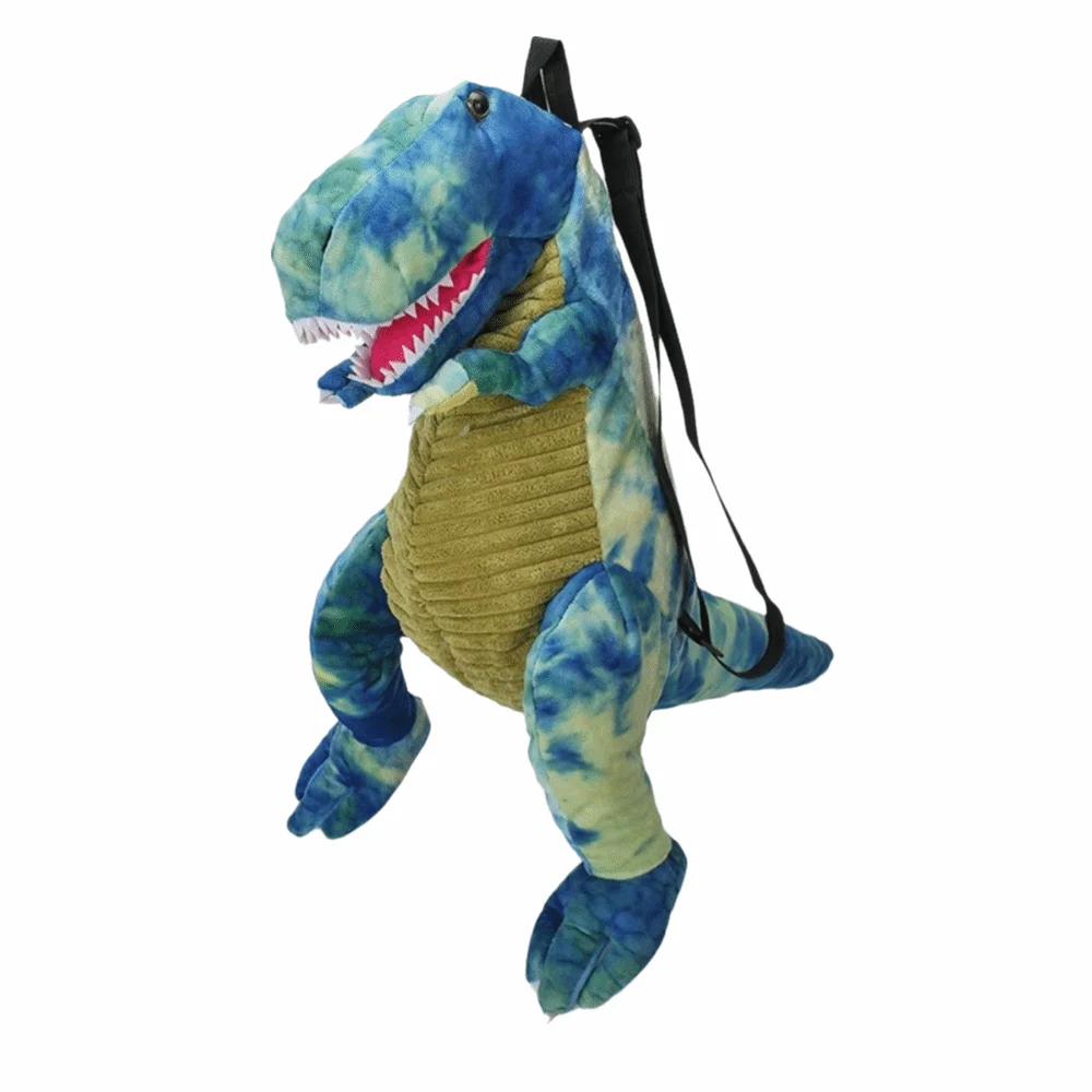 Backpack Creative Cartoon Dinosaur Backpack Simulation Dinosaur 3D Animal Dinosaur Bag 40cm Cute Dinosaur Backpack Parent Child
