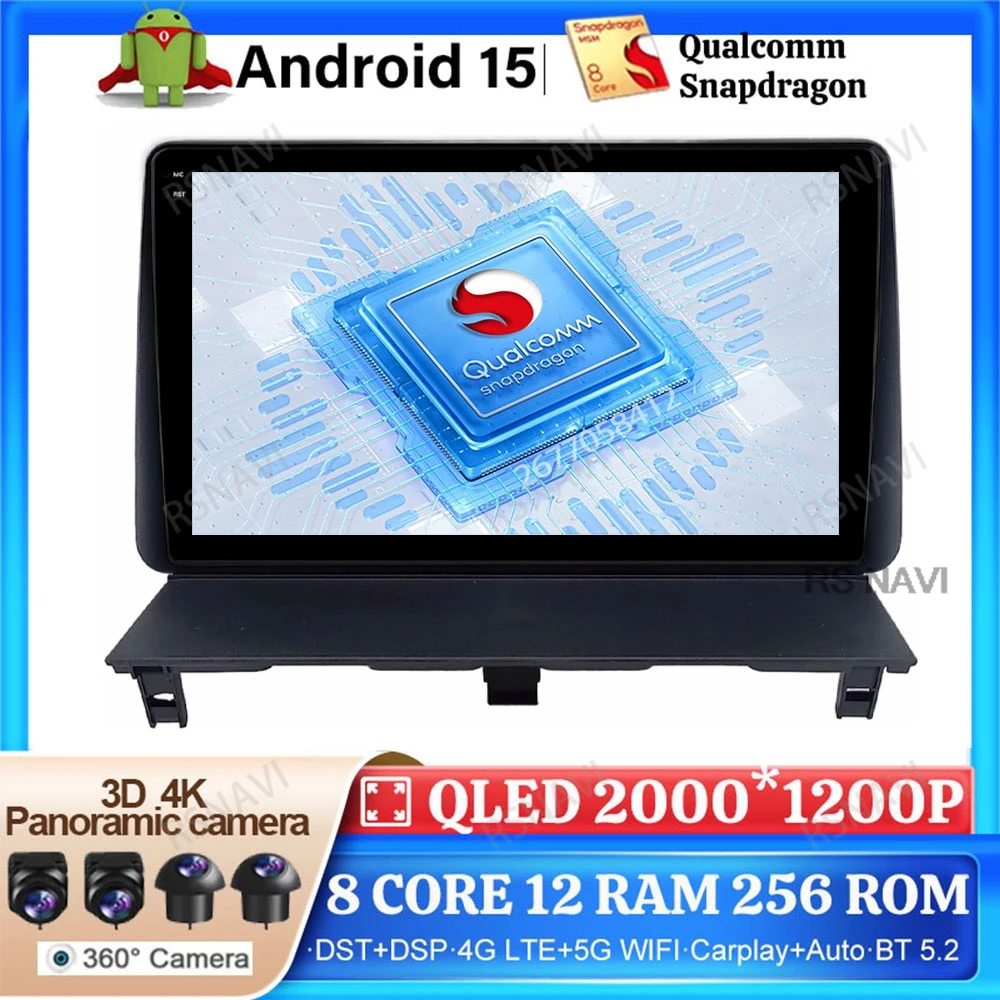 Android 16 Multimedia Video Player Car Radio For Peugeot Partner 1 2002-2008 Partner Origin 1 2008-2011 CarPlay GPS Head Unit BT