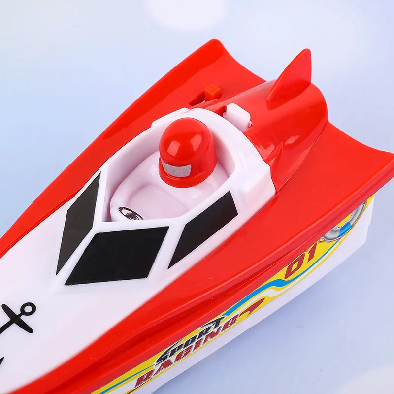 Kids Electric Boat Electric Speed Boat Toys Floating Water Kids Classic Summer Pool Bath Toys For Children Boys Motorboat Gifts