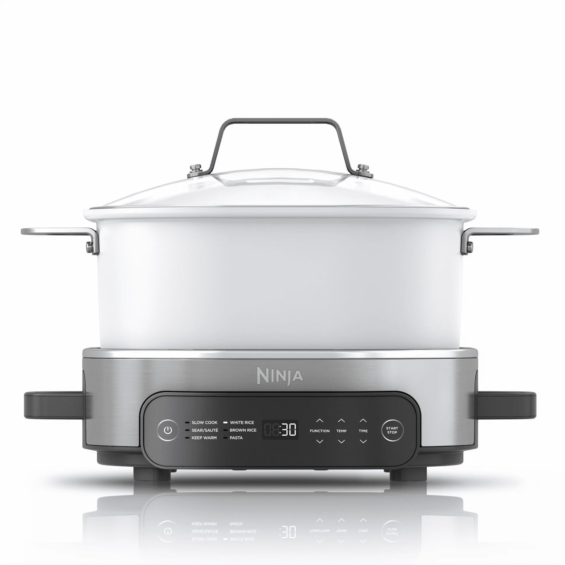 

Ninja Foodi 6.5 qt Everyday PossibleCooker, Stainless Steel/White, Multi Cooker, Slow Cooker, MC1100