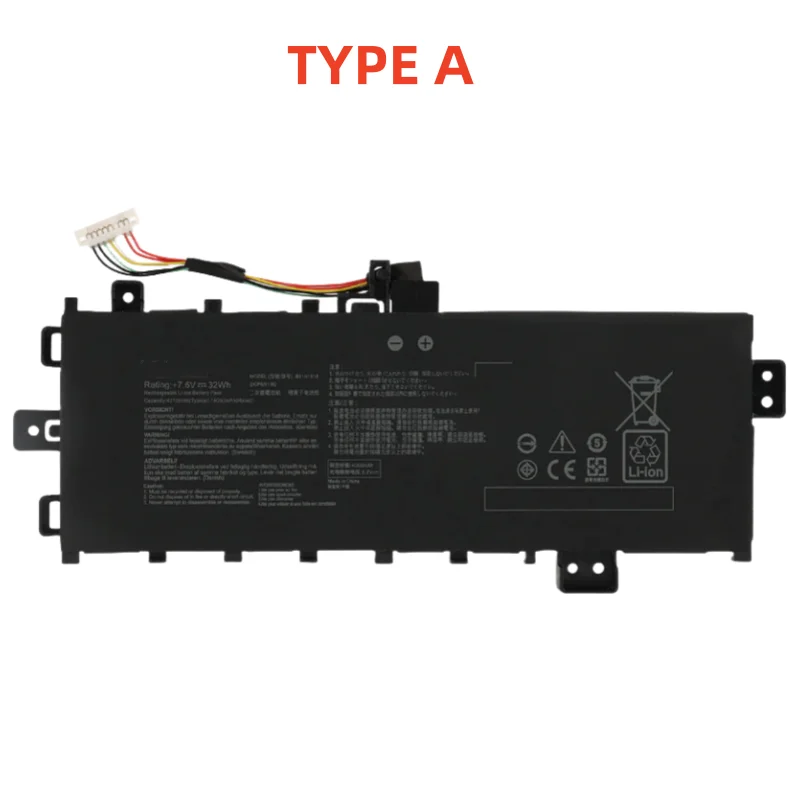 4 ячеек, новый B21N1818-2 B21N1818-3 C21N1818 B21N1818 аккумулятор для ноутбука ASUS VivoBook 15 X512FA X509FB A509FA A409FL F509FJ X509UA