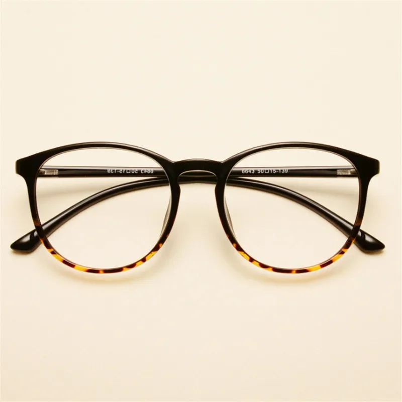 

Transparent glasses Round Glasses Women TR90 Optical Eye Frame for men Prescription Ultralight frame 643