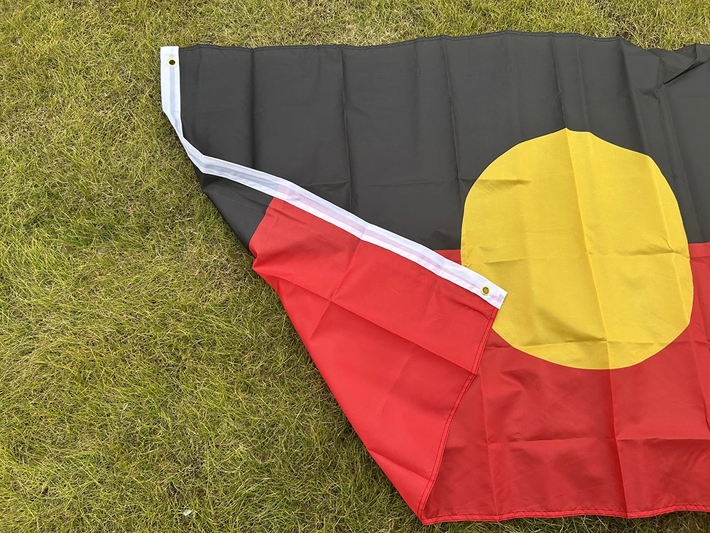 SKY BANDE Bandera de Australia aborigen de poliéster colgante - imagen 5