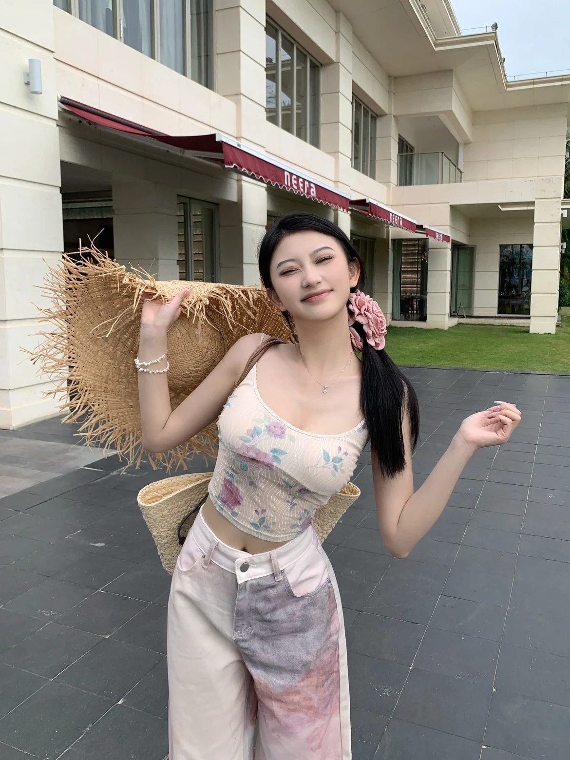 

Сексуальный женский укороченный топ с принтом «Пьяная роза», укороченный топ с цветочным узором для женщин, с завышенной талией, для повседневной носки