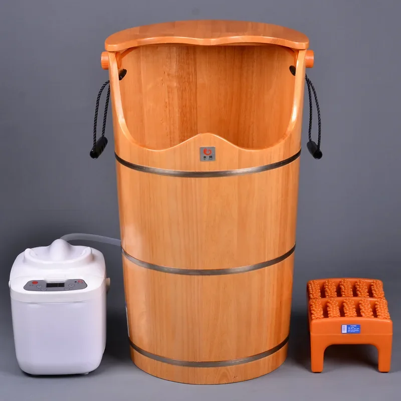 Fumigation wooden barrels, steam household foot steam  oak 70 foot soak over-the-knee