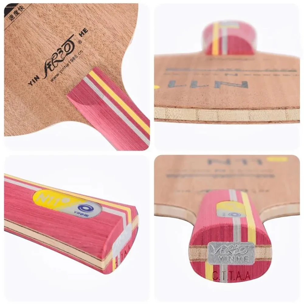 Professional Yinhe N11S Table Tennis Blade 5-Ply Pure Wood Ping Pong Racket Fast Attact With Loop Table Tennis Racket