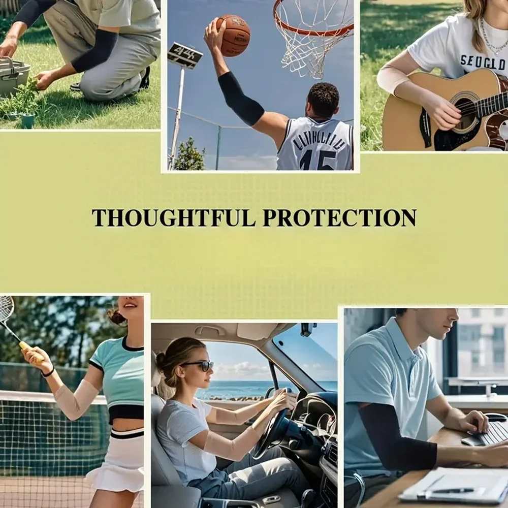 زوج واحد من الأكمام المضغوطة لتنحيف الذراع تساعد على فقدان دهون الذراع، وأكمام تشكيل الذراع للنساء