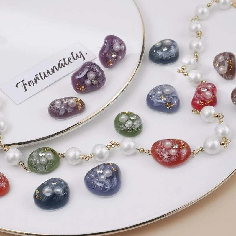 

Silicone Pendant Making Molds Geometric Texture Suitable for Crafting Stones Jewelry Making Tools