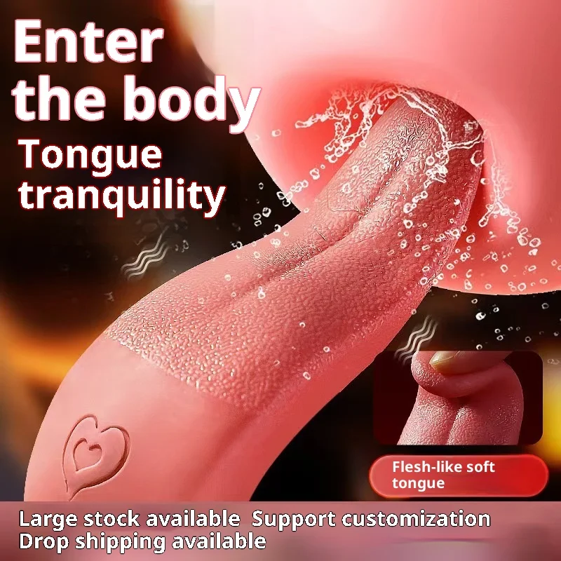 واقعية اللسان لعق الهزاز للنساء البظر تحفيز اللسان الإناث النشوة الجنسية آلة الجنس الكبار الجنس لعب للنساء Hot