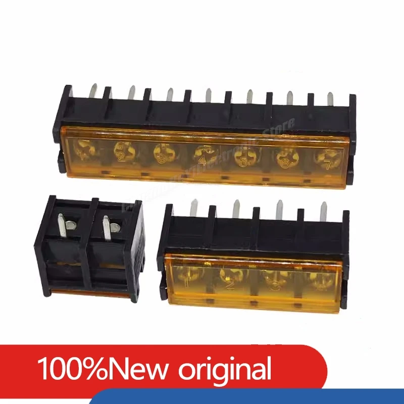 5Pcs/Lot HB9500 2P 3P 4P 5P 6P 7P 8P 9P 10P PCB Screw Terminal Block Connector HB-9500 300V 30A Lid Barrier Terminal 9.5MM Pitch