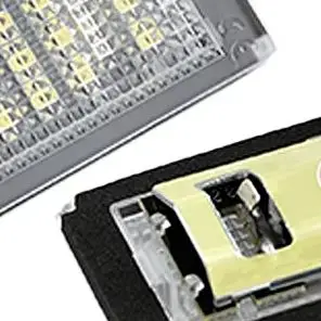 2x Fits For BMW E46 3-Series 4D Sedan/Saloon 5D Touring/Estate 2D Compact/Hatchback 1998-2005 SMD White Led License Plate Lights