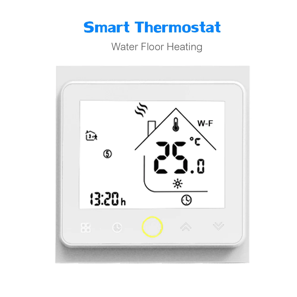 Wi-Fi Smart Thermostat Temperature Controller APP Control 5A Compatible with Alexa /  Home Water Floor Heating for Home