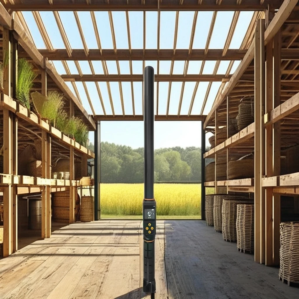 Lector de tarjetas de Control de acceso de palo largo con acabado ABS de frecuencia RFID 134,2 kHz opcional para el seguimiento de animales de gestión de ganado