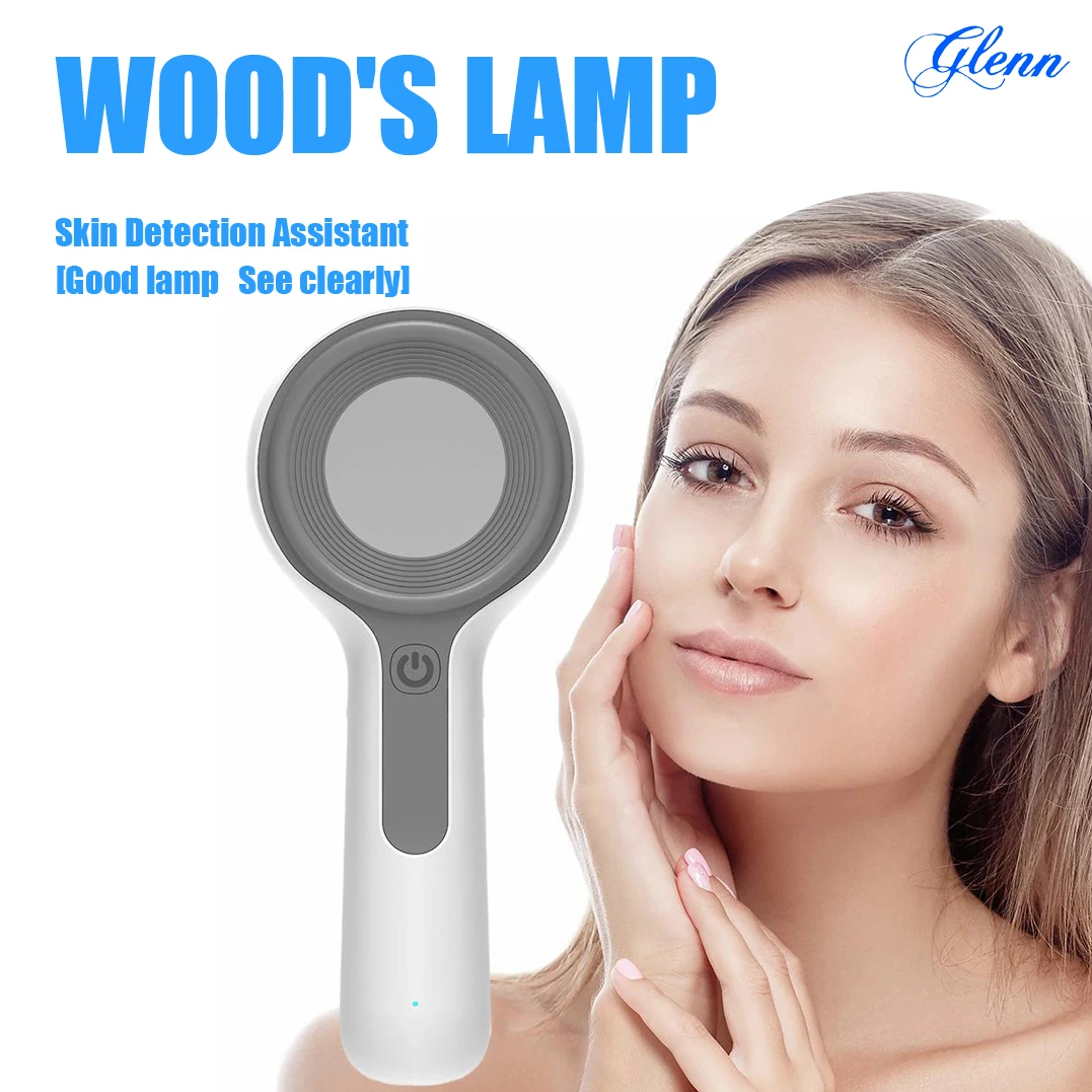 NEW Woods Lamp Skin Analyzer For Skin UV Magnifying For Beauty Facial Testing Wood Lamp Light Skin Analysis Detection Skin Care