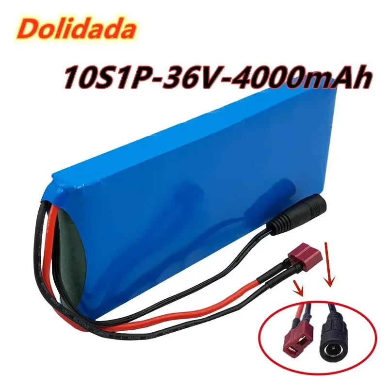 36V Battery Pack 10S1P 4000mah 4Ah 18650 20A BMS 500W Lithium Li-ion Rechargeable Batteries Ebike Electric Car Bicycle Scooter