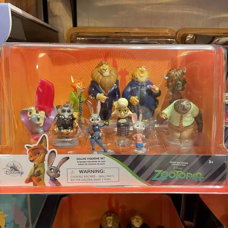 

Original Nick Wilde sloth Judith Laverne Hopps Anime Action Figures Toys For Boys /Girls /Kids /Christmas Gift