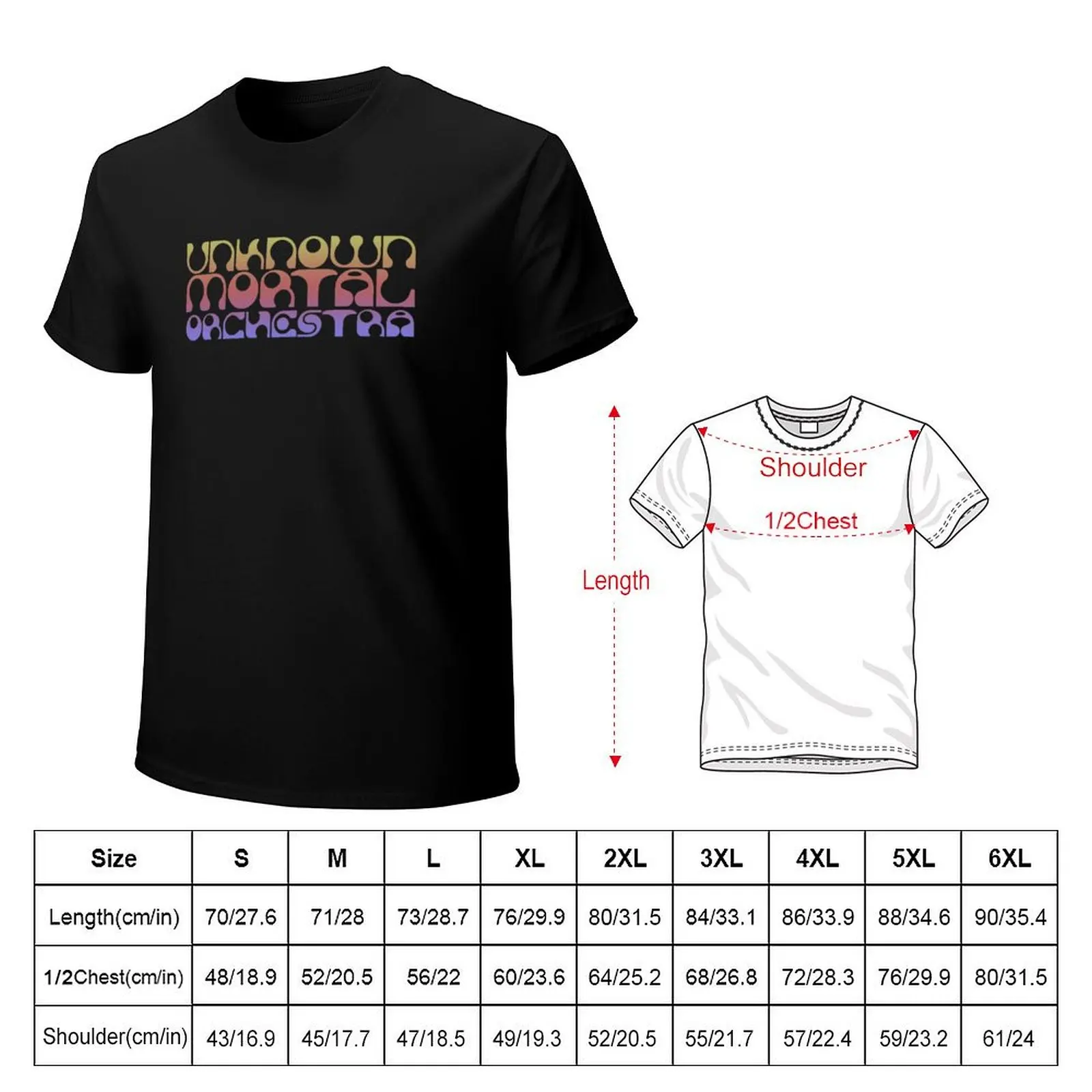 UNKNOWN MORTAL ORCHESTRA T-Shirt Plus Size All Match Tee Shirt