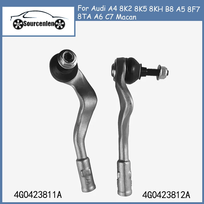 

Новые наконечники рулевых тяг и шаровые опоры для Audi A4 8K2 8K5 8KH B8 A5 8F7 8TA A6 C7 Macan 4G0423811A 4G0423812A