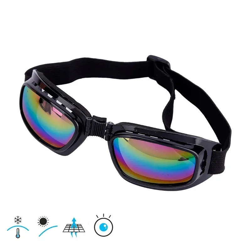 Safety Goggles Motorcycle Multi-functional Glasses Folding Glasses Anti Fog Windproof Ski Goggle Off Road Racing Eyewear Cycling