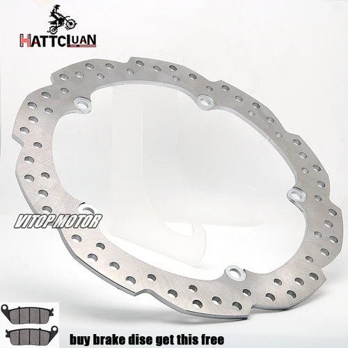 Imagen 2 del producto Se adapta a HONDA NC700 NC750 S/X/DCT NC700D Integra CTX700 N/D/DCT motocicleta freno delantero trasero Dics Rotor 320mm 240mm freno de diámetro