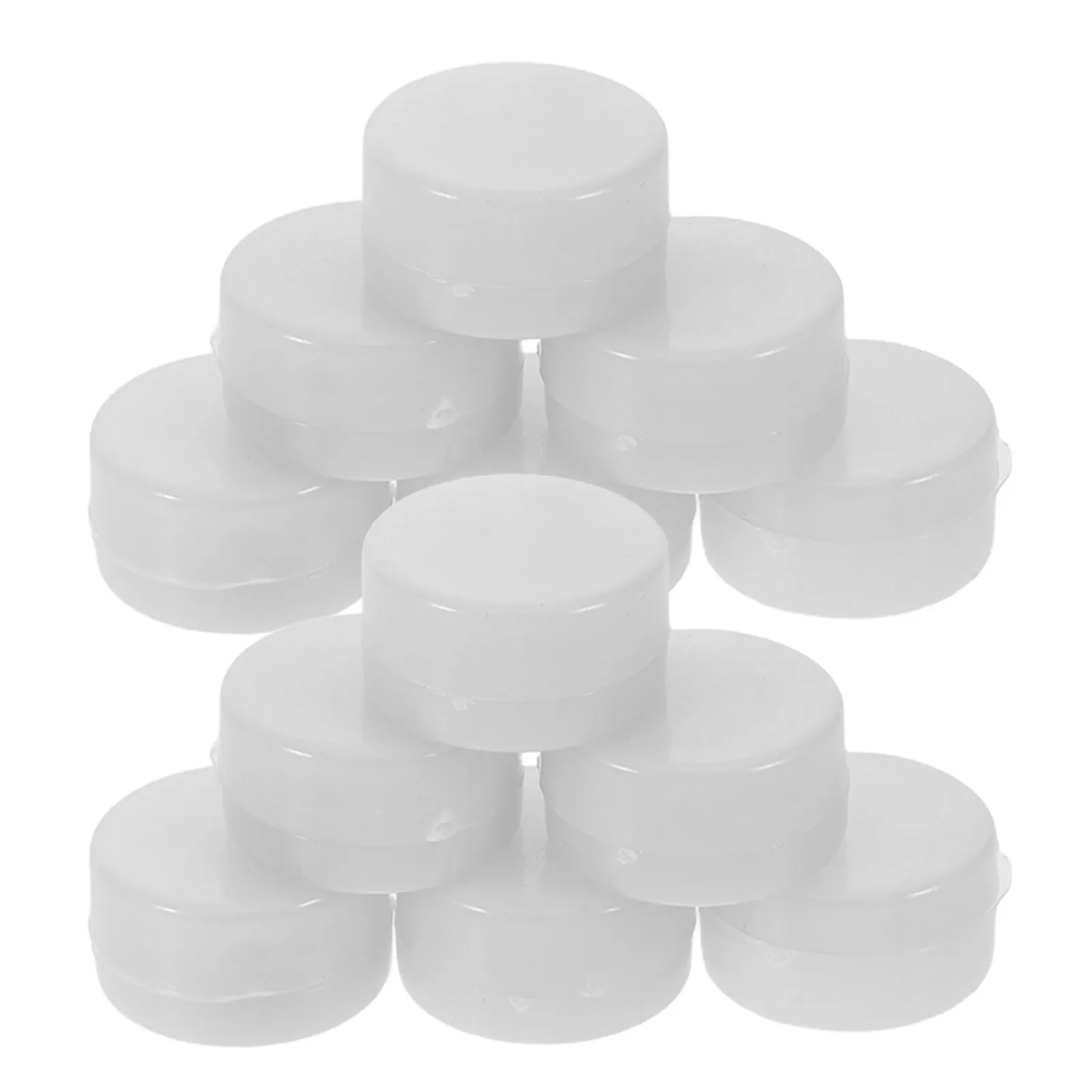 아기용 흰색 딸랑이 공 20개 - 안전한 플라스틱 인서트 교체 - DIY 공예 딸랑이 부품 - 봉제 인형에 이상적