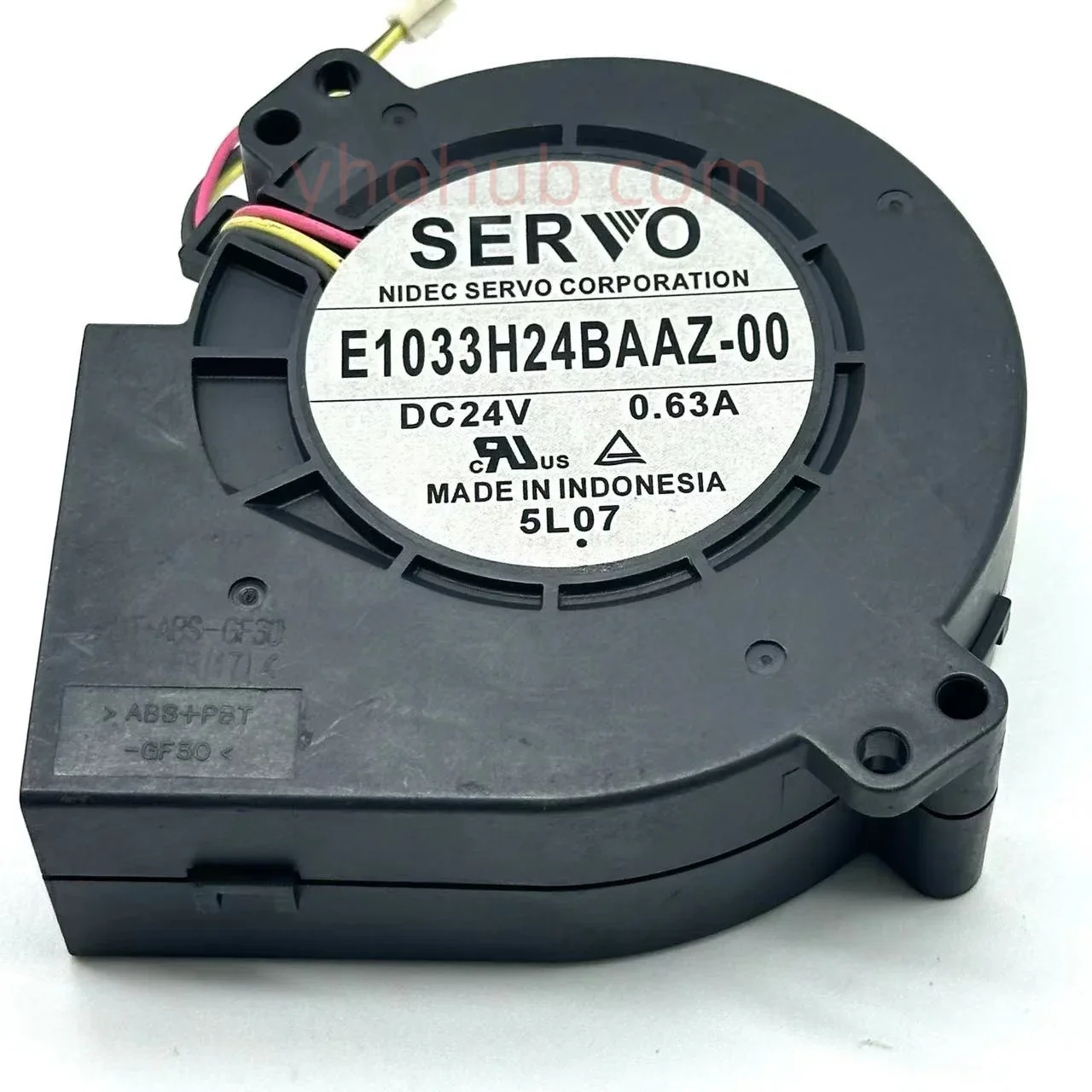 

SERVO E1033H24BAAZ-00 DC 24V 0.63A 4-Wire Server Cooling Fan