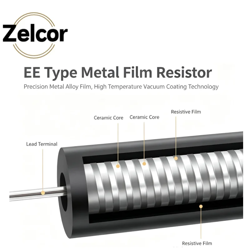 EE BWL 0.1% Precision Resistor 3W Low TCR Non-Inductive 2K 5K 10K High Precision EE Resistor 50R 100R for Electronics