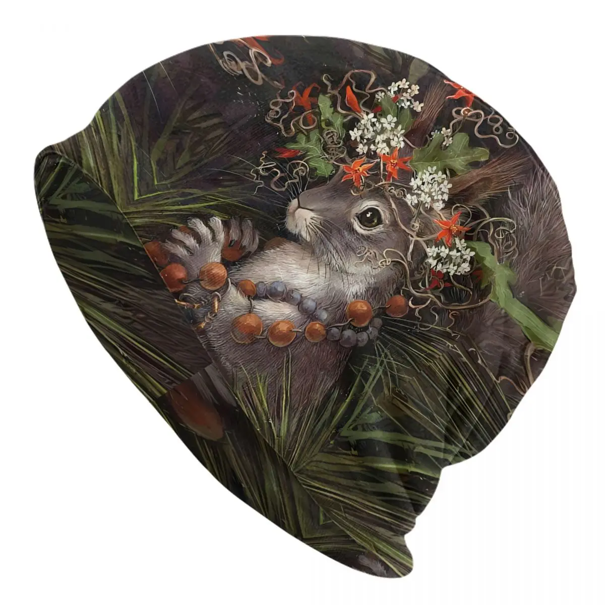 Squirrel Beanies Caps Hat Fashion Bonnet Hats Men